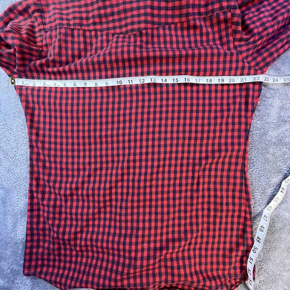 Vintage DeeCee Rangers Plaid Pearl Snap Shirt - Picture 7 of 10